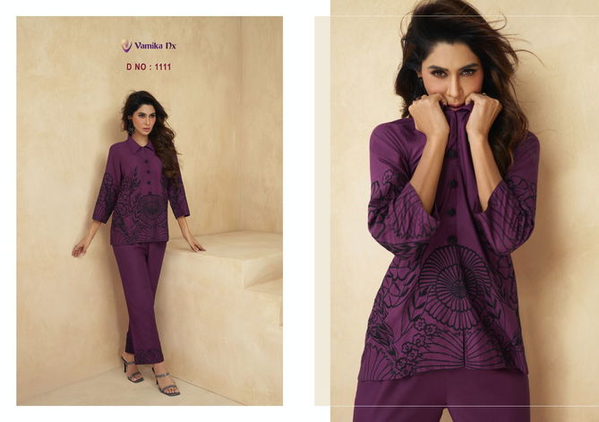 Vamika Nx Saraa Ladies Top With Bottom Western Catalog
